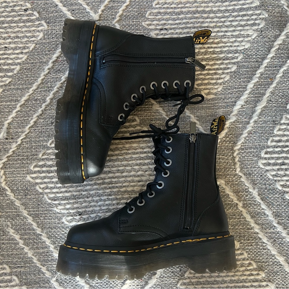Jadon Boot Platform in Pisa Leather